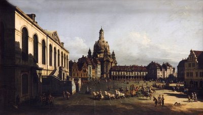 Le Nouveau Marché à Dresde - Bernardo Bellotto